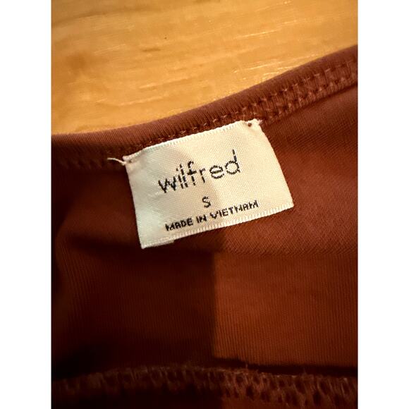 WILFRED BY ARITZIA Tank Dress with Accordion Skirt Brown Size Small - Picture 5 of 6